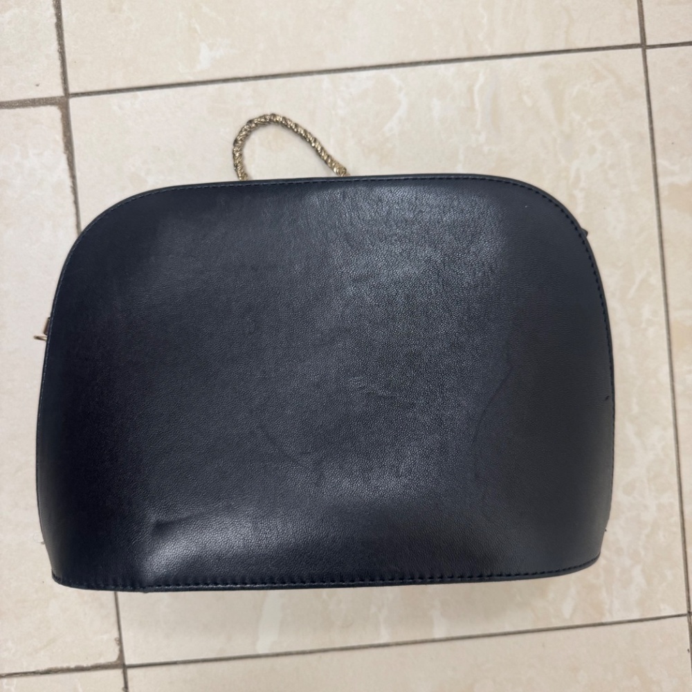 Sezane Black Quilted Victor Bag - Gold Chain Crossbody - Picture 7 of 7